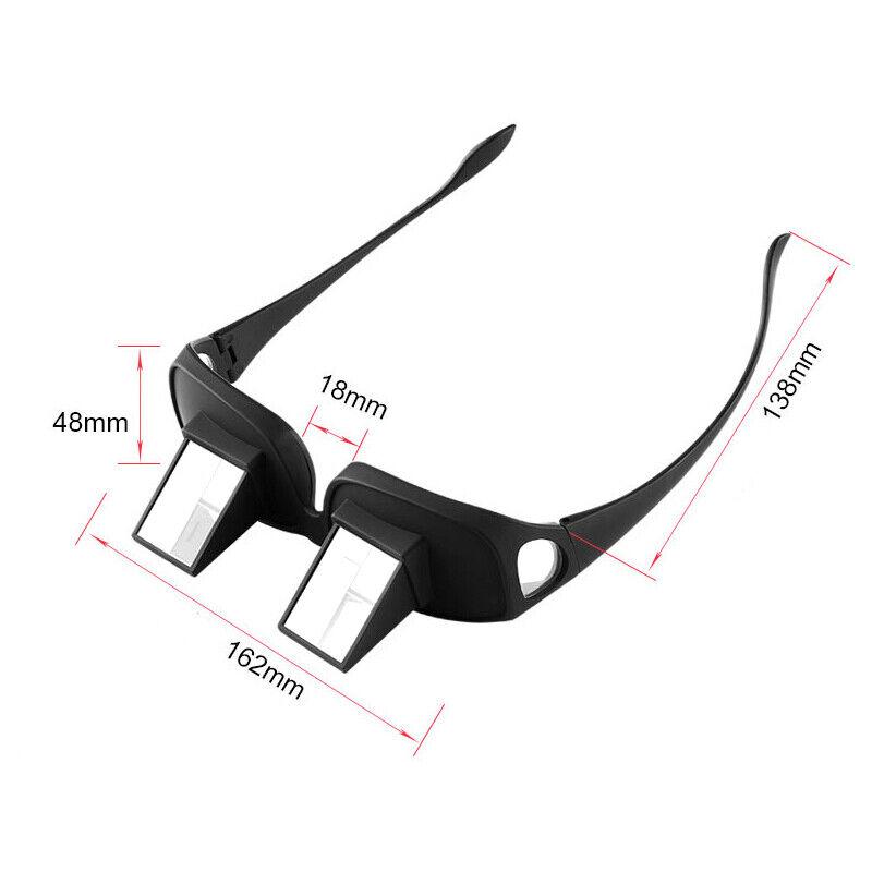 Lazy Horizontal Prism Glasses for Bed Reading