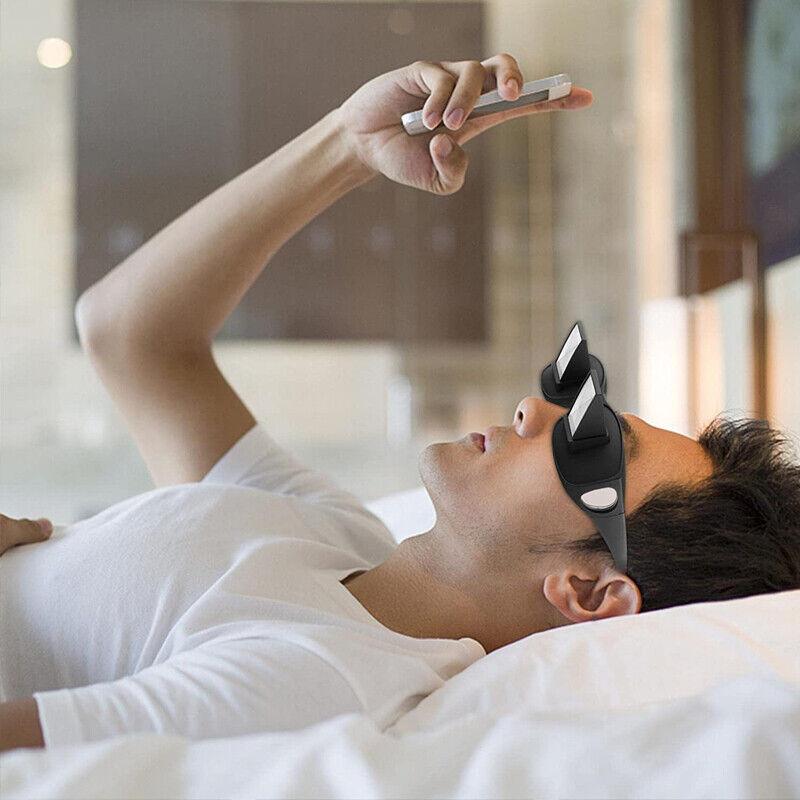 Lazy Horizontal Prism Glasses for Bed Reading