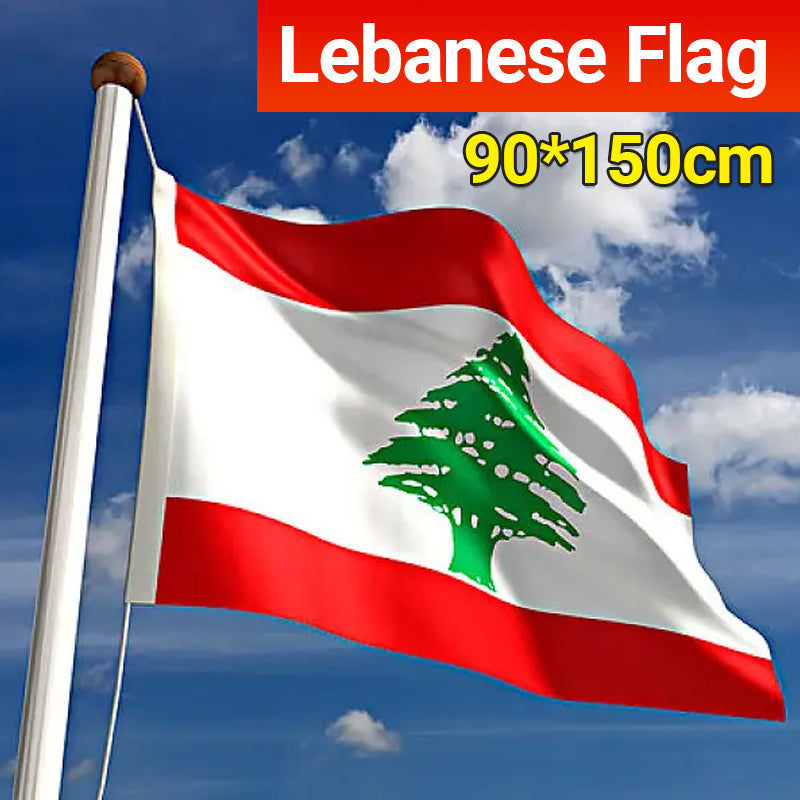 Lebanese Flag 90x150cm Polyester Double-Sided