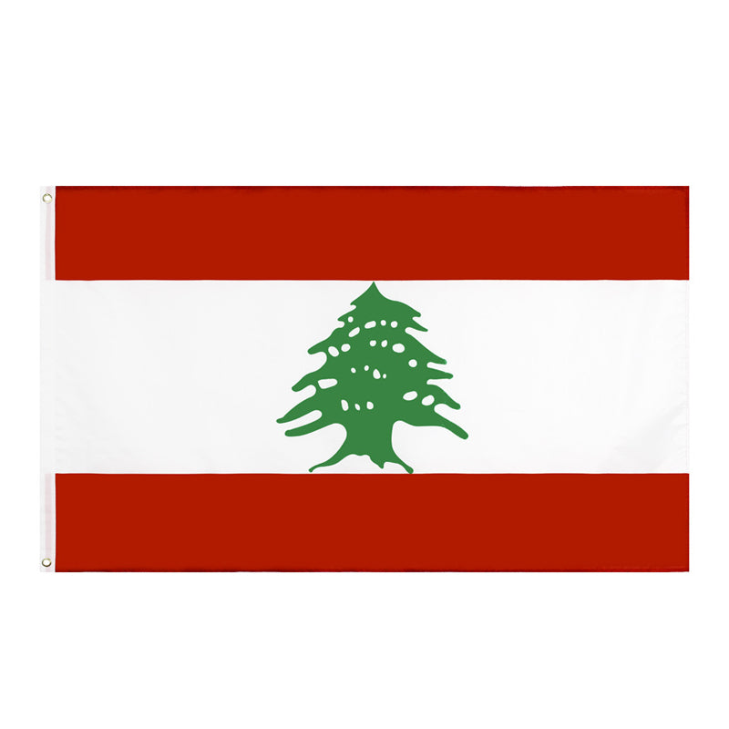 Lebanese Flag 90x150cm Polyester Double-Sided