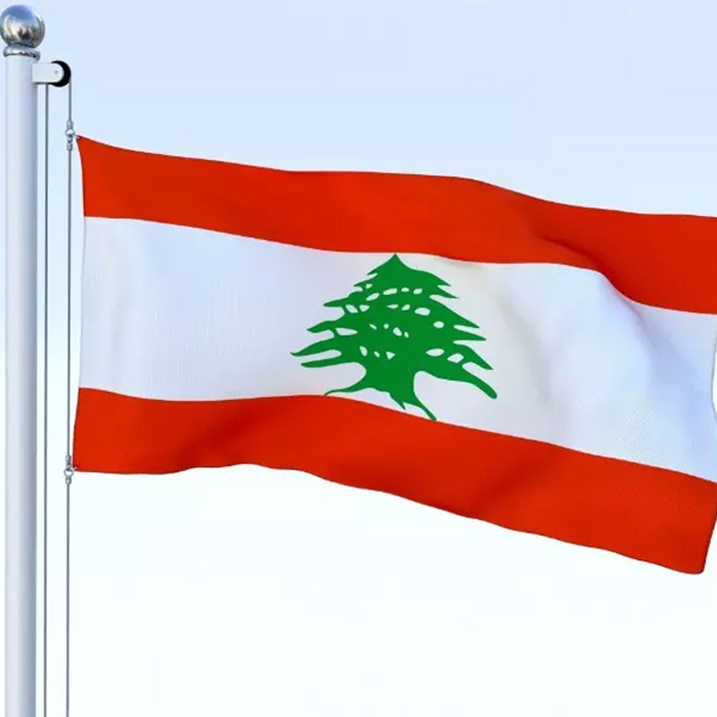 Lebanese Flag 90x150cm Polyester Double-Sided