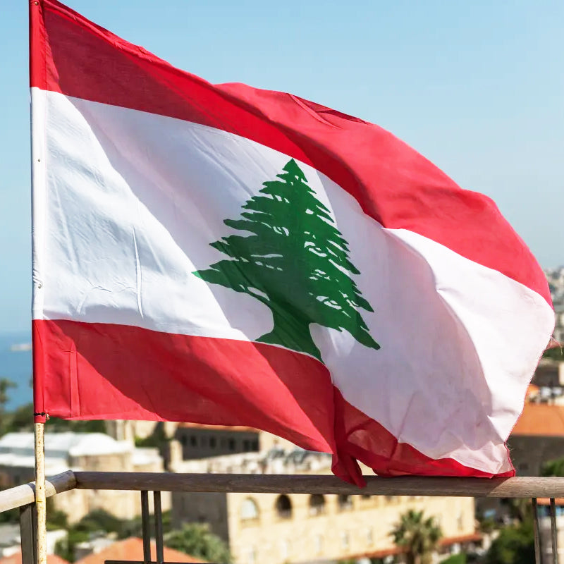 Lebanese Flag 90x150cm Polyester Double-Sided