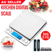 Digital Kitchen Scale 3kg 0.1g with Tare