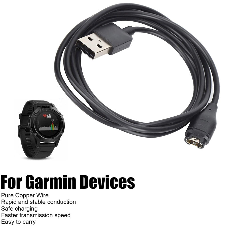 USB Charging Cable for Garmin Vivoactive 3 4 4S