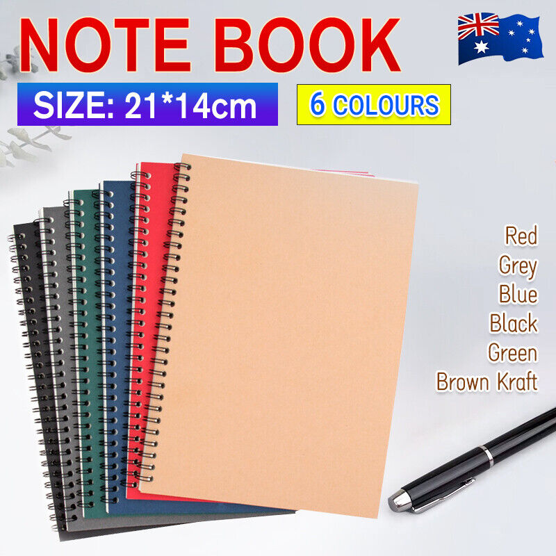 A5 Spiral Coil Notebook Diary for School Office Students