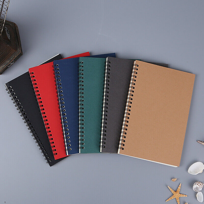 A5 Spiral Coil Notebook Diary for School Office Students