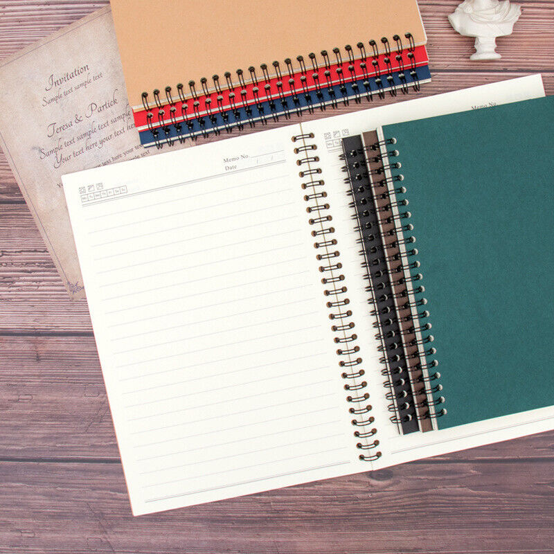 A5 Spiral Coil Notebook Diary for School Office Students