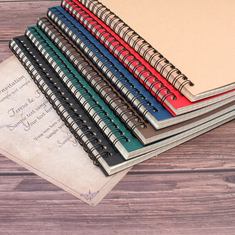 A5 Spiral Coil Notebook Diary for School Office Students