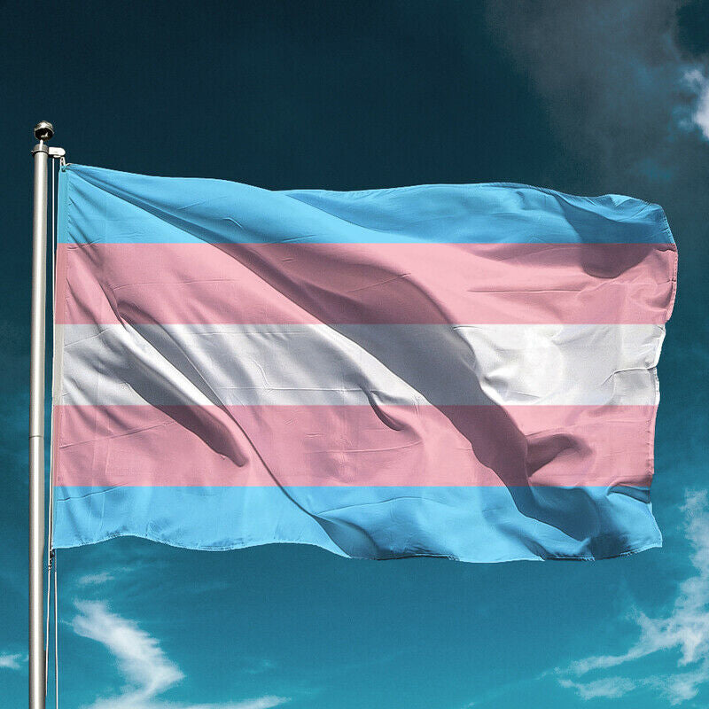 Transgender Pride Flag 90x150cm for Indoor Use