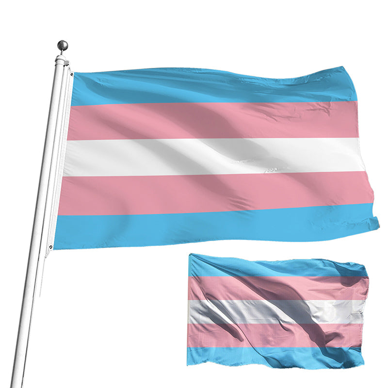 Transgender Pride Flag 90x150cm for Indoor Use