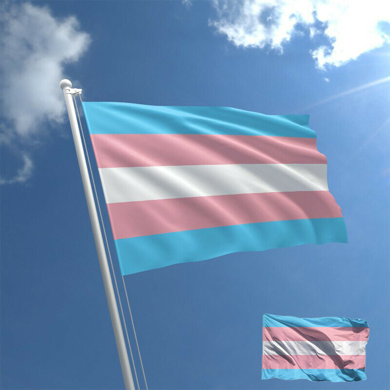 Transgender Pride Flag 90x150cm for Indoor Use