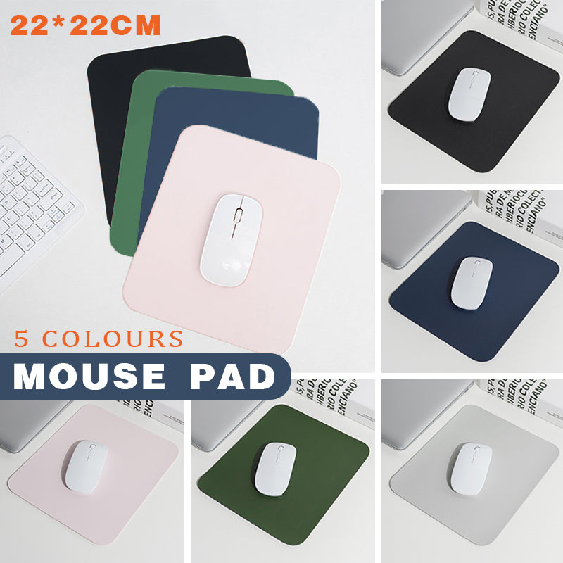 PU Leather Mouse Pad Waterproof Anti-Slip Speed Surface Square