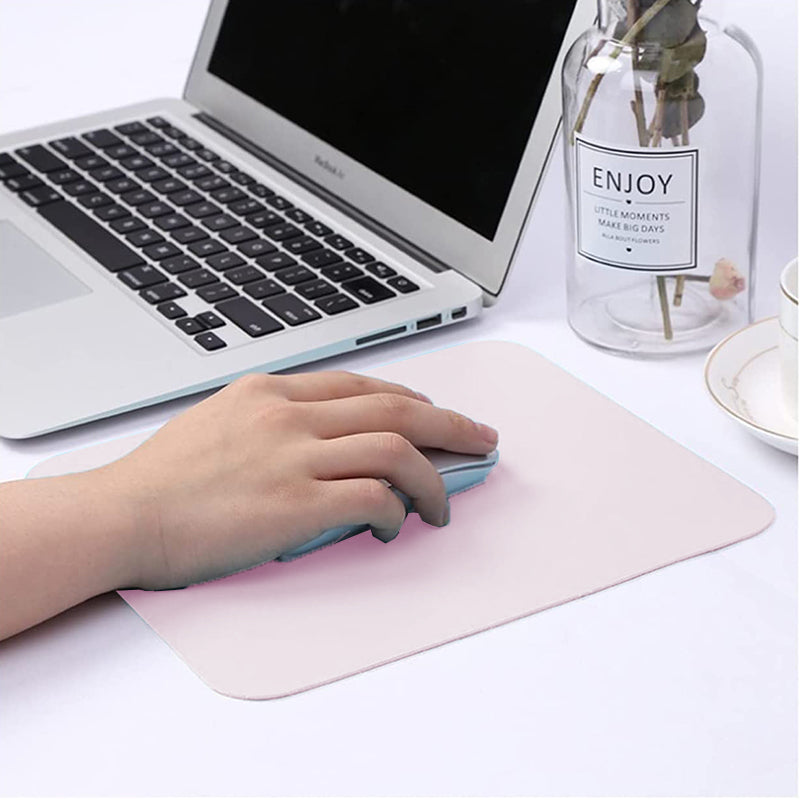 PU Leather Mouse Pad Waterproof Anti-Slip Speed Surface Square