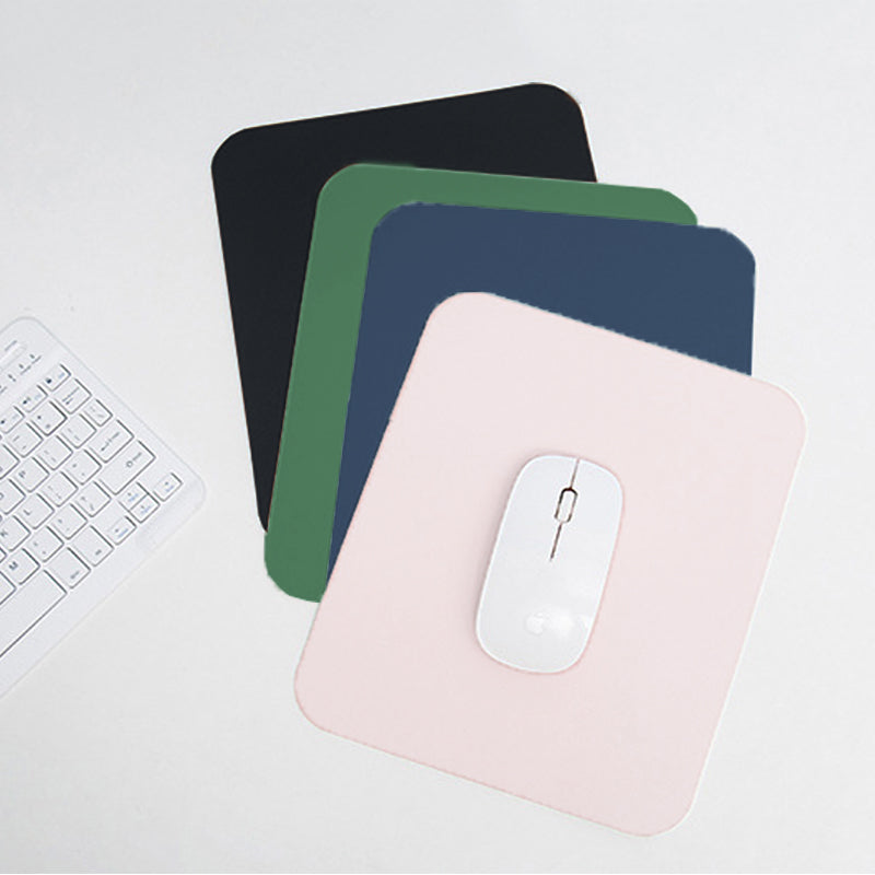 PU Leather Mouse Pad Waterproof Anti-Slip Speed Surface Square