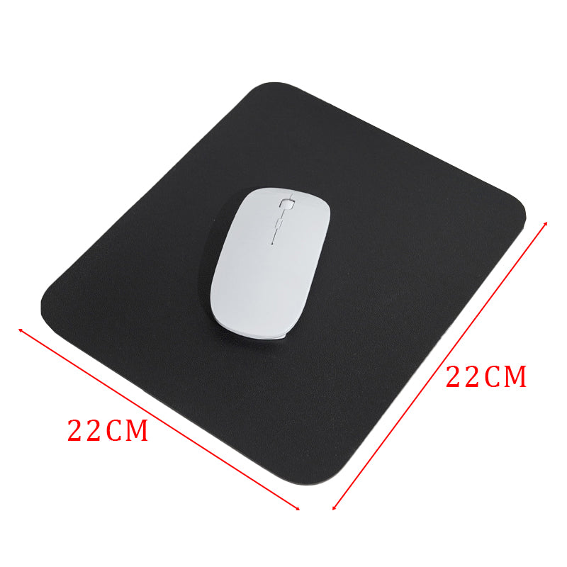 PU Leather Mouse Pad Waterproof Anti-Slip Speed Surface Square