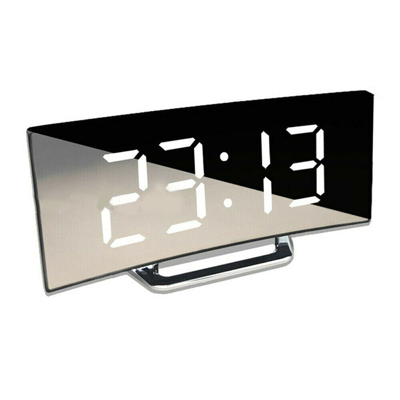 LED Digital Alarm Clock Snooze Temperature Display