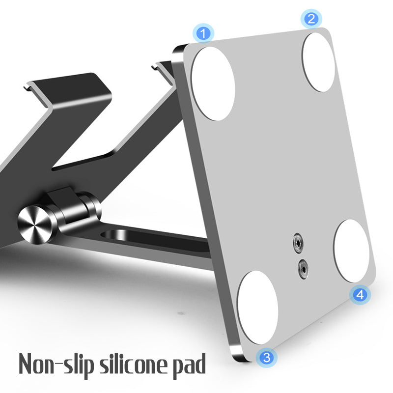 Foldable Aluminium Tablet Stand for iPad and Phone