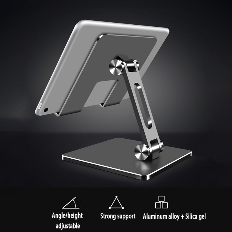 Foldable Aluminium Tablet Stand for iPad and Phone