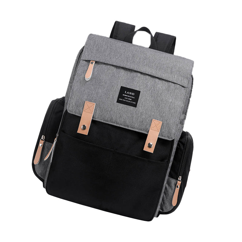 Multifunctional Diaper Backpack Oxford Cloth Mummy Bag with Changing Pad