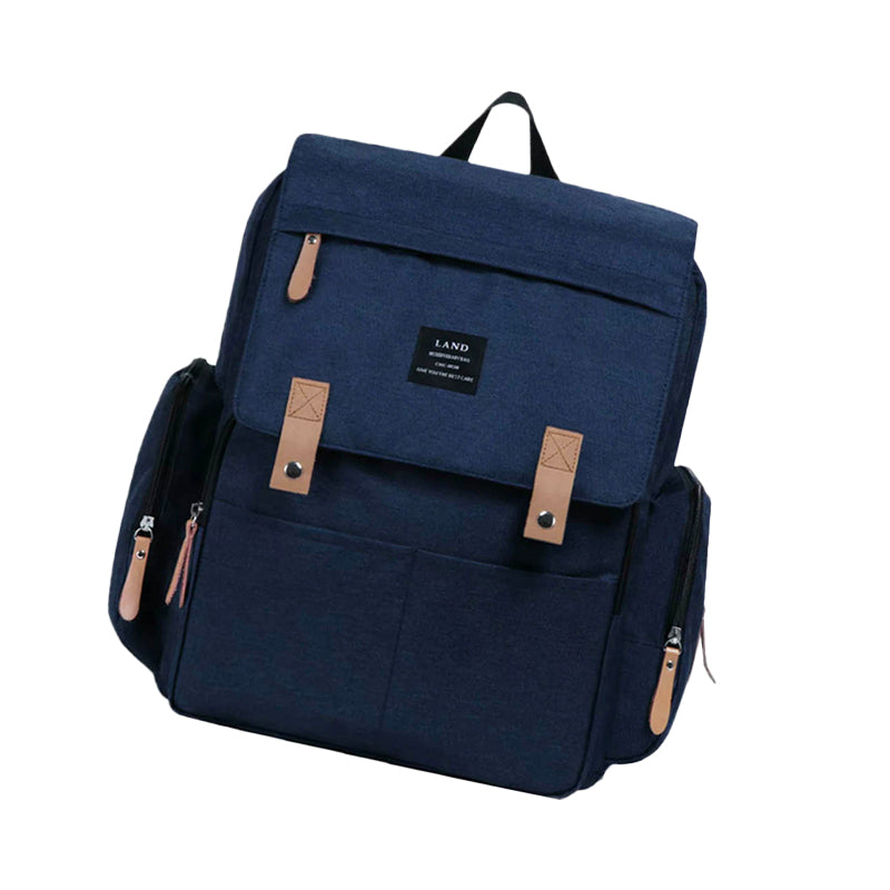 Multifunctional Diaper Backpack Oxford Cloth Mummy Bag with Changing Pad