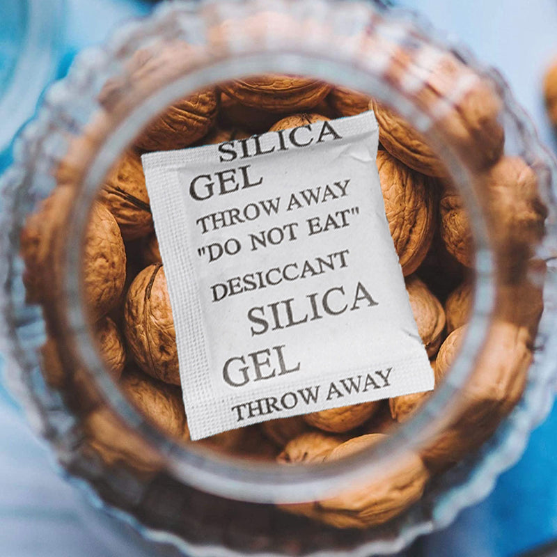 2000 Pcs Silica Gel Packets 1g Moisture Absorber Desiccant