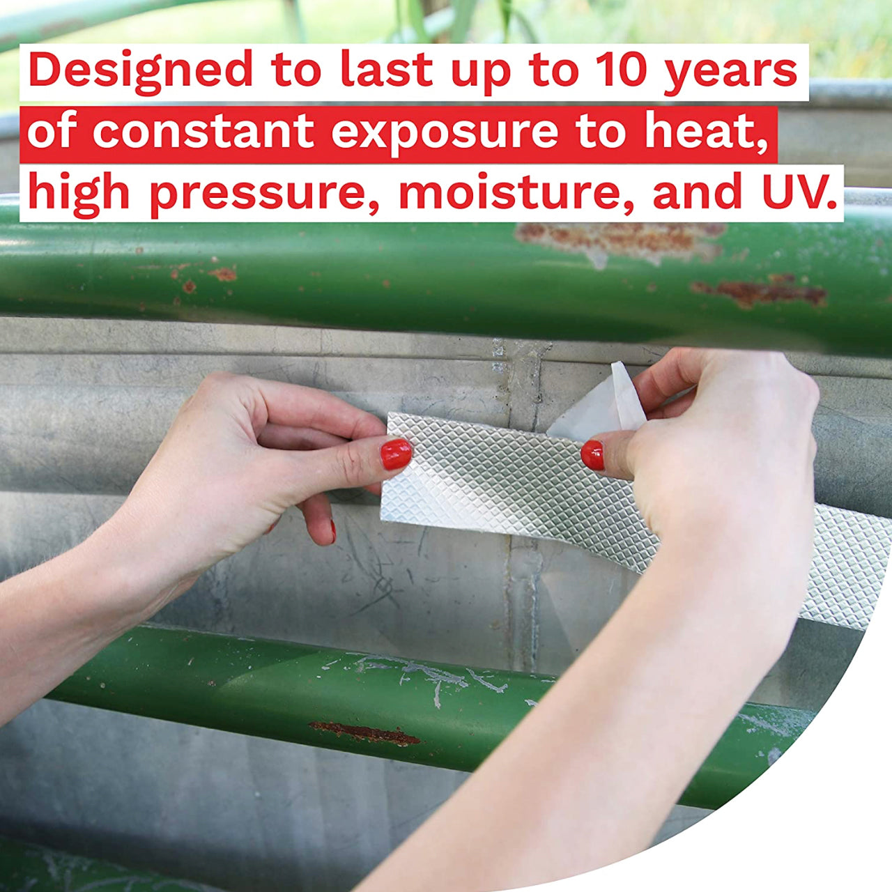 5m Butyl Rubber Aluminium Foil Waterproof Tape for Roof and Pipe Repair