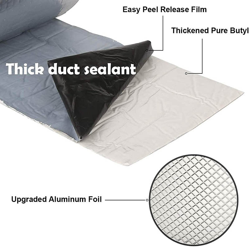 5m Butyl Rubber Aluminium Foil Waterproof Tape for Roof and Pipe Repair