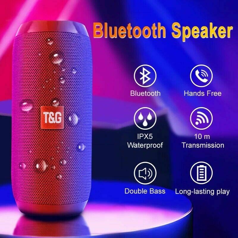 Portable Bluetooth 5.0 Speaker with FM Radio