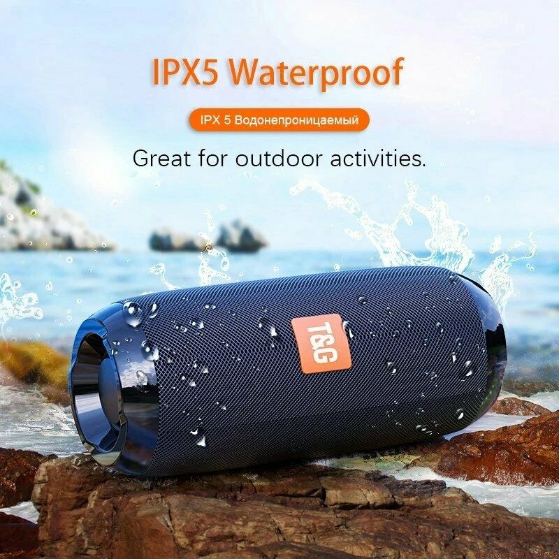 Portable Bluetooth 5.0 Speaker with FM Radio