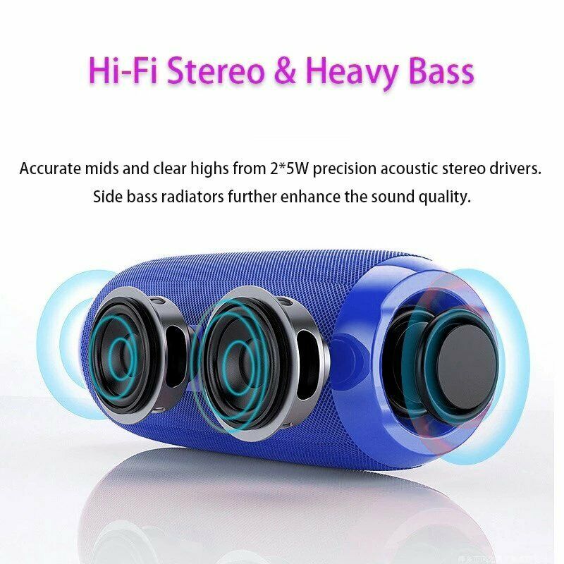 Portable Bluetooth 5.0 Speaker with FM Radio