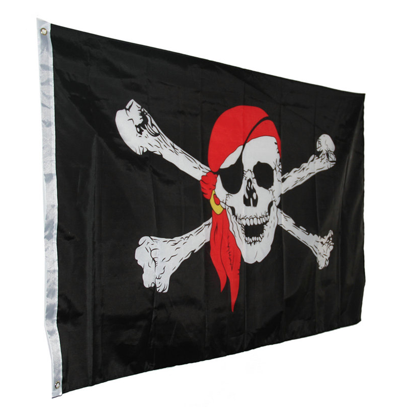 Pirate Flag Jolly Roger Skull Crossbone 90x150cm