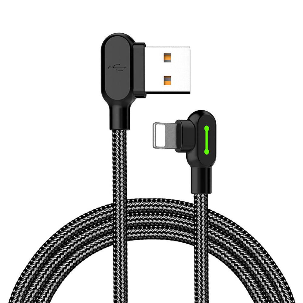 MCDODO Fast USB Charging Cable 90 Degree Heavy Duty for iPhone