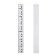 Kids Height Growth Ruler Chart Canvas Wooden Hanging