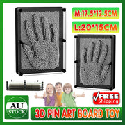 3D Metal Pin Art Board Desk Toy with Plastic Frame