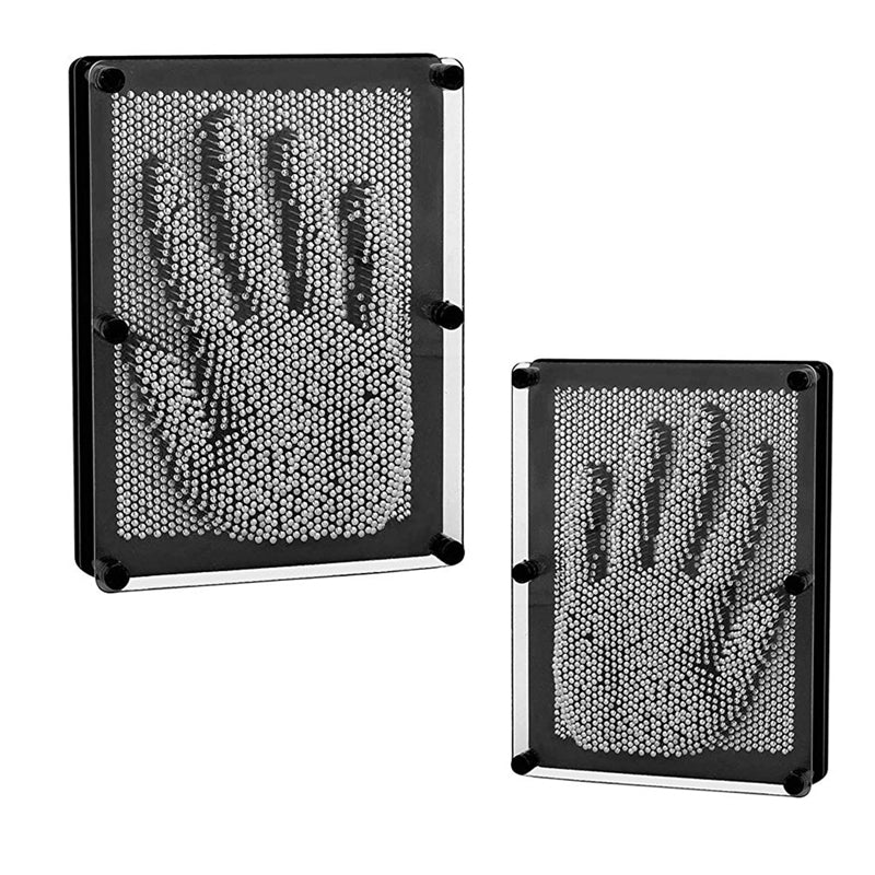 3D Metal Pin Art Board Desk Toy with Plastic Frame