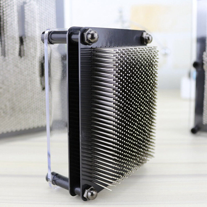3D Metal Pin Art Board Desk Toy with Plastic Frame