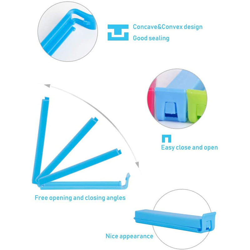Plastic Sealing Bag Clips for Kitchen Food Storage