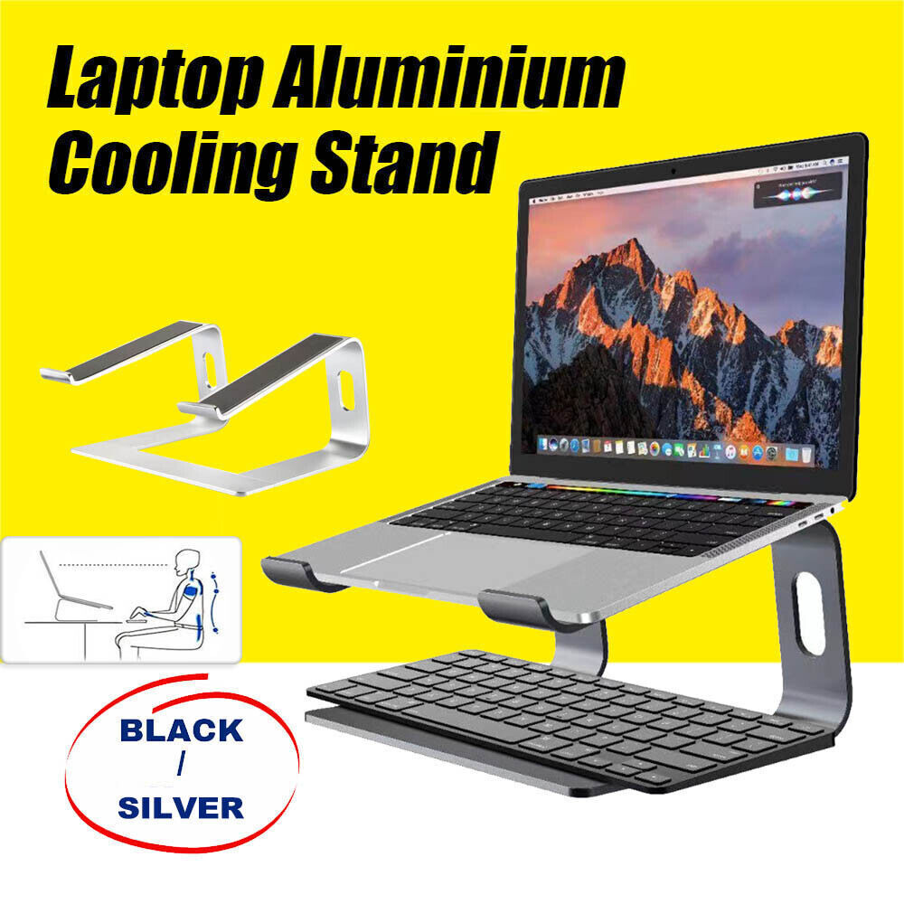 Portable Aluminium Laptop Stand with Ventilated Cooling