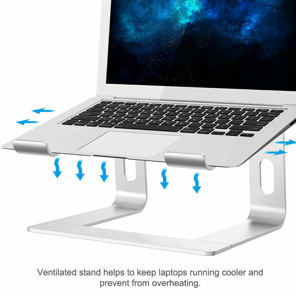 Portable Aluminium Laptop Stand with Ventilated Cooling