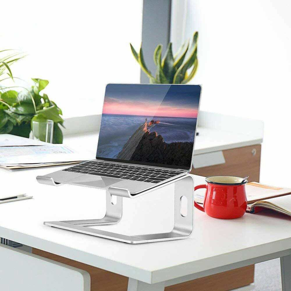 Portable Aluminium Laptop Stand with Ventilated Cooling