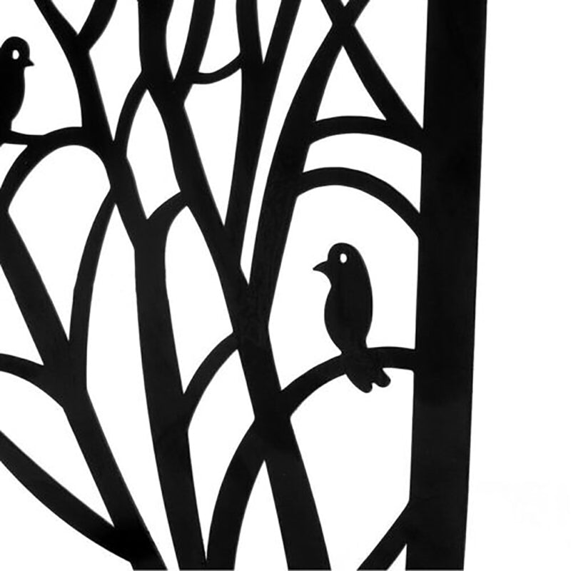 1 Pair Metal Bookends with Non-Slip Base and Tree Design