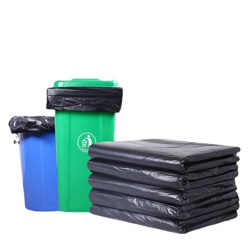 100 Pcs Black Garbage Bags Large Size Heavy Duty Trash Liners