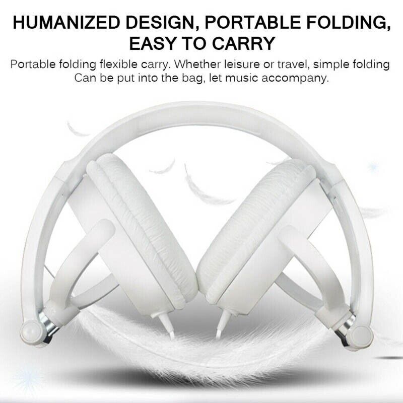 Wired Over-Ear Headphones with Hi-Fi Stereo