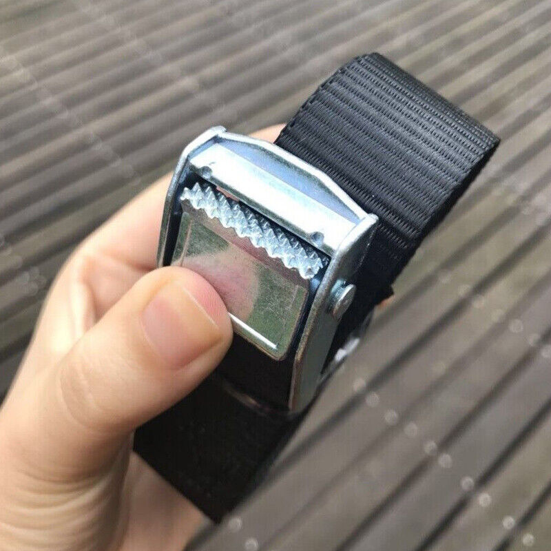 Tie Down Straps 4 Pcs with Metal Cam Buckle