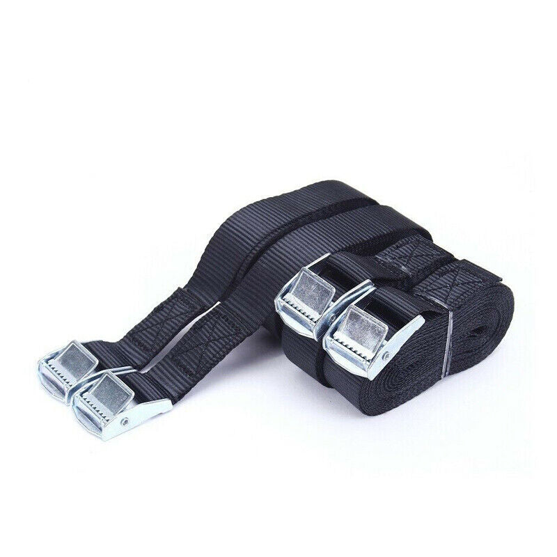 Tie Down Straps 4 Pcs with Metal Cam Buckle