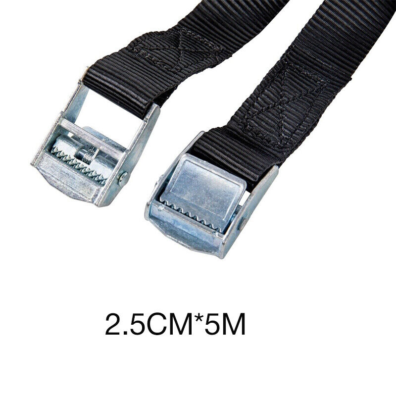 Tie Down Straps 4 Pcs with Metal Cam Buckle