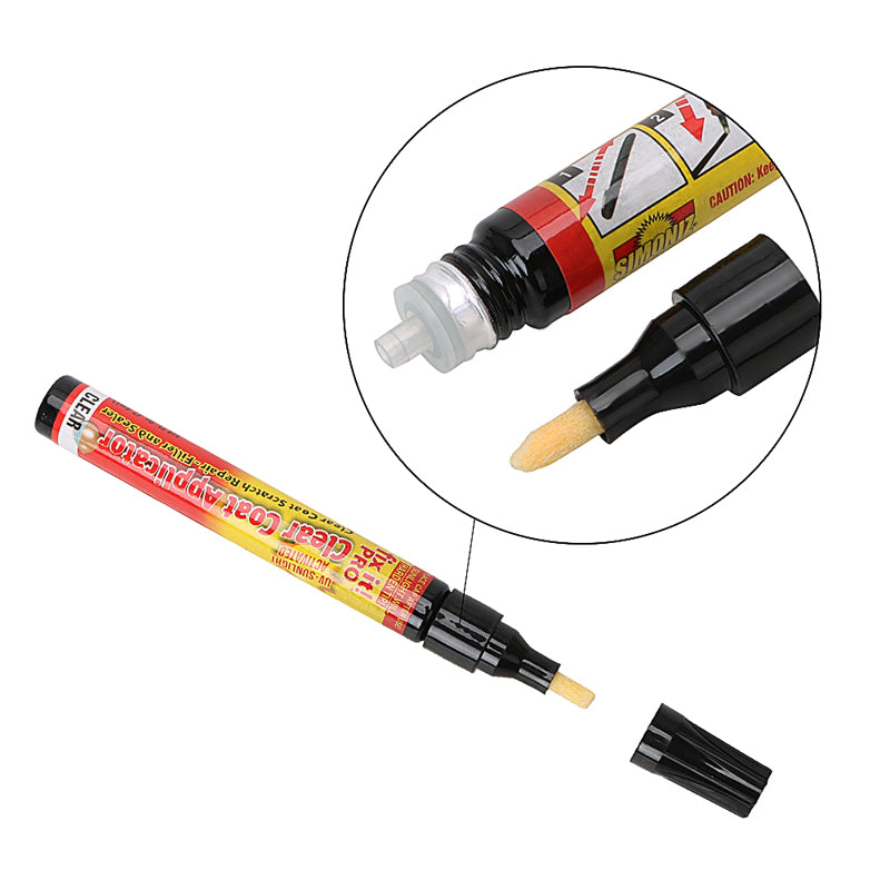 2 Pcs Clear Coat Car Scratch Repair Pens UV-Activated