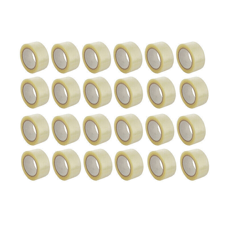 6–48 Rolls Clear Packing Tape 48mm x 100m Strong Hold
