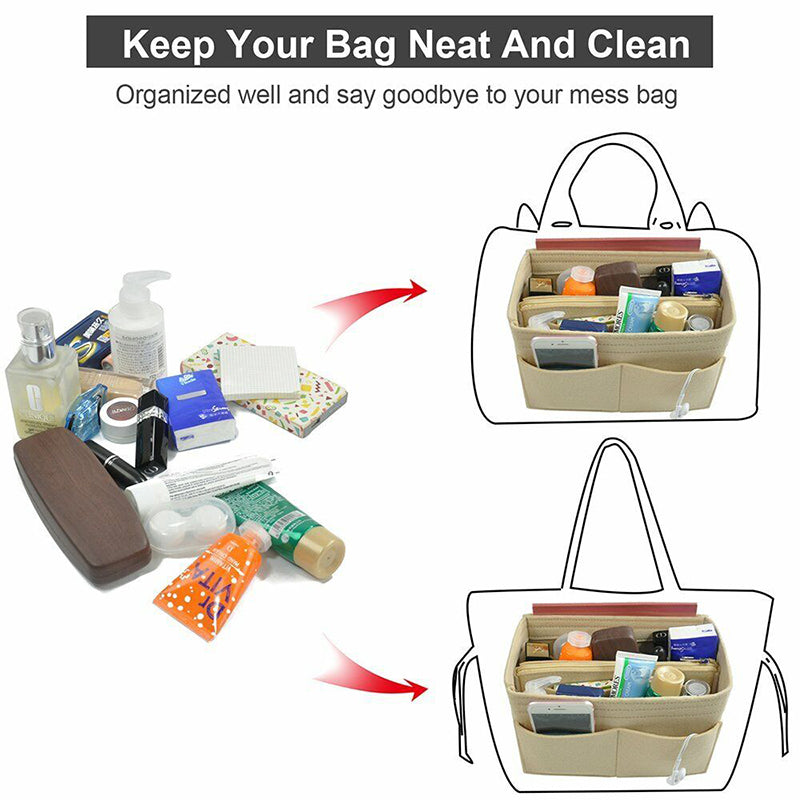 Felt Handbag Organizer Insert for Speedy Neverfull