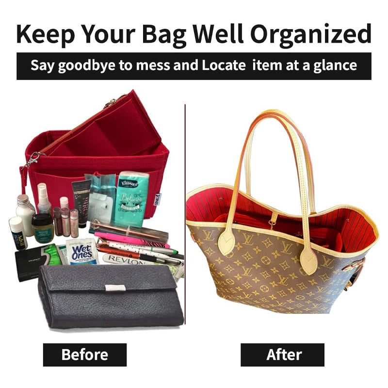 Felt Handbag Organizer Insert for Speedy Neverfull